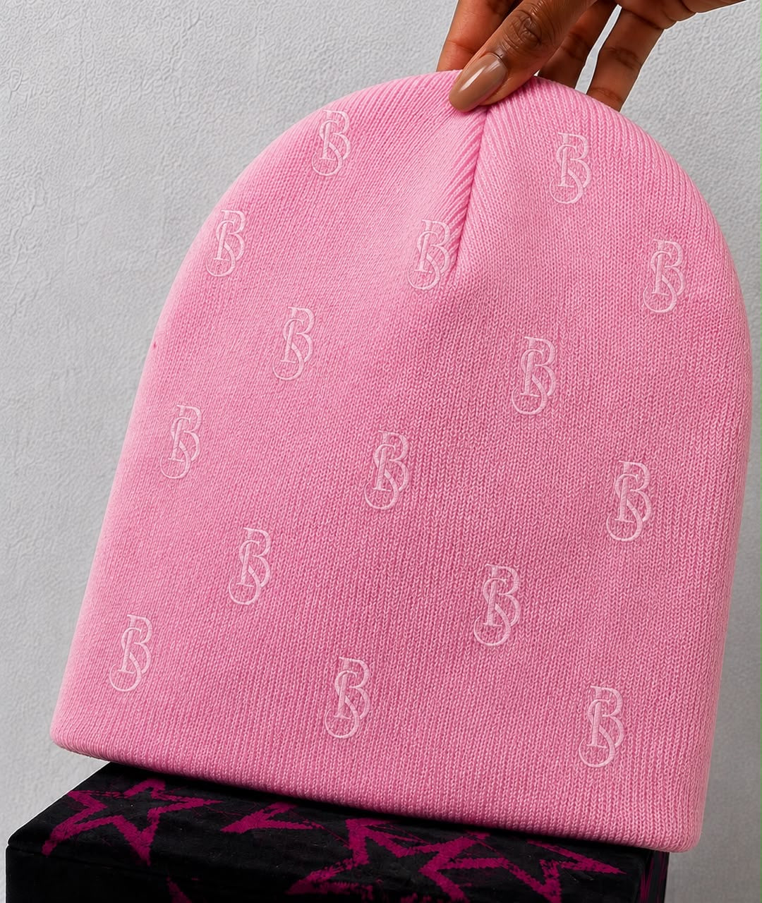 Beyond Sync Monogram beanie
