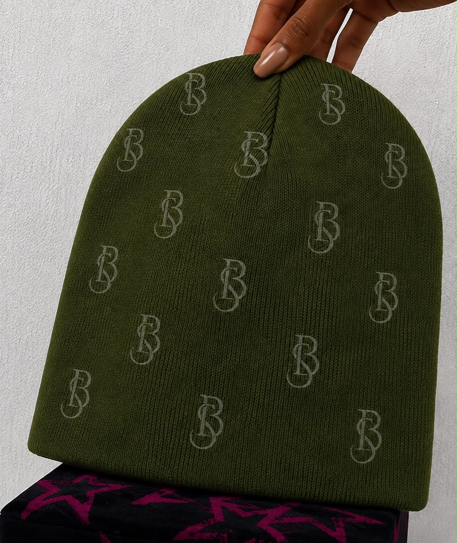 Beyond Sync Monogram beanie